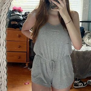 Grey Romper (size 4-6)